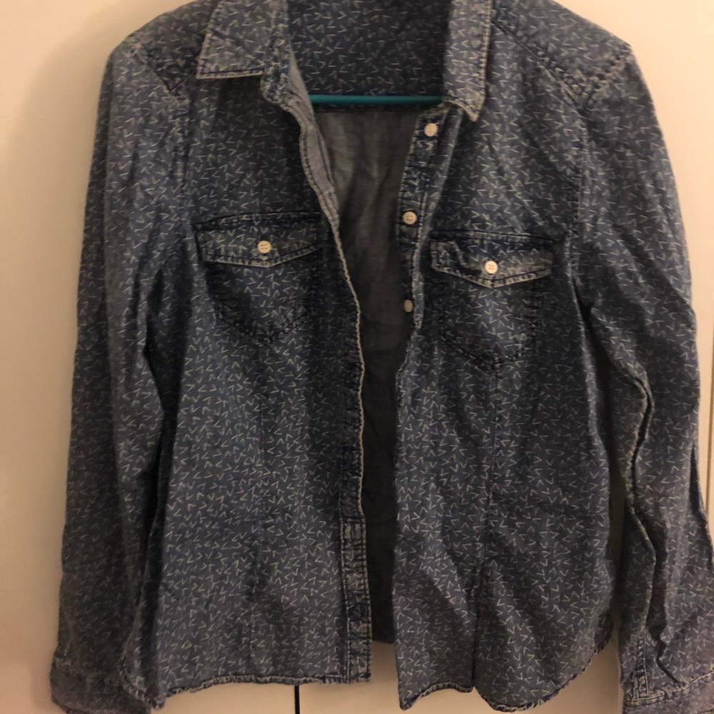 Denim H&M long sleeve shirt